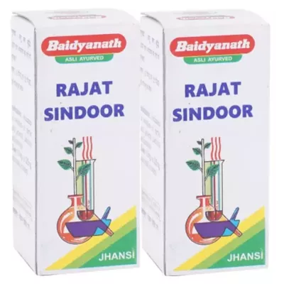 Baidyanath Rajat Sindoor (2.5g, Pack of 2)