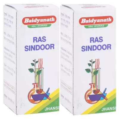 Baidyanath Ras Sindoor (2.5g, Pack of 2)