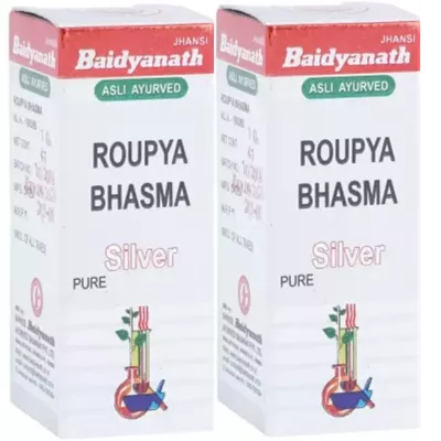 Baidyanath Roupya Bhasma (1g, Pack of 2)