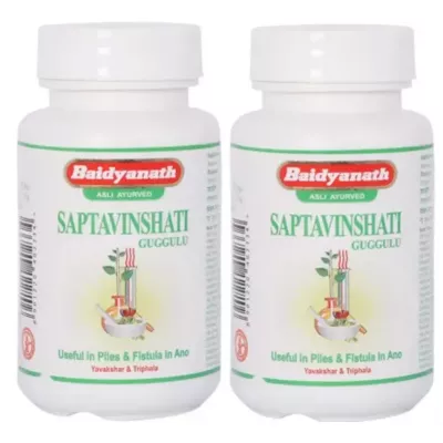 Baidyanath Saptavinshati Guggulu (80tab, Pack of 2)