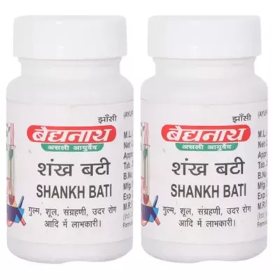 Baidyanath Shankh Bati (40tab, Pack of 2)