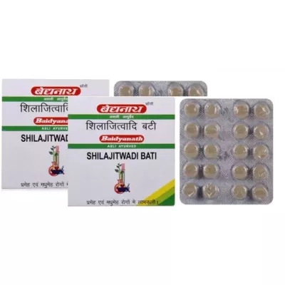 Baidyanath Shilajitwadi Bati (Ordinary) (20tab, Pack of 2)