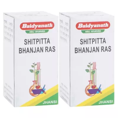 Baidyanath Shitpitta Bhanjan Ras (10g, Pack of 2)