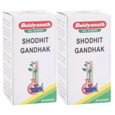Baidyanath Shodhit Gandhak (10g, Pack of 2)
