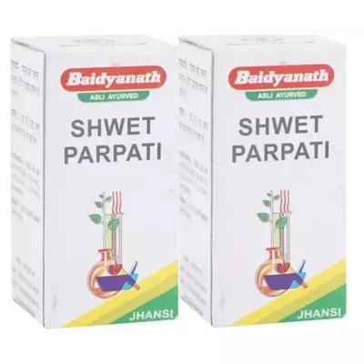 Baidyanath Shwet Parpati (10g, Pack of 2)