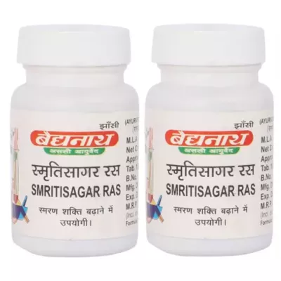 Baidyanath Smriti Sagar Ras (80tab, Pack of 2)