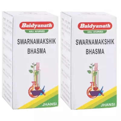 Baidyanath Swarna Makshik Bhasma (10g, Pack of 2)