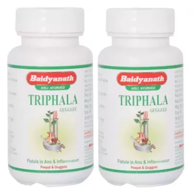 Baidyanath Triphala Guggulu (80tab, Pack of 2)