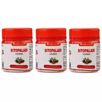 Baidyanath Sitopaladi Churna (60g, Pack of 3)