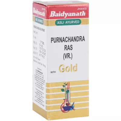 Baidyanath Purnachandra Ras Vr. (Swarna Yukta) (10tab)