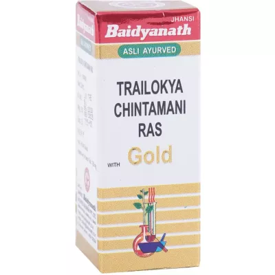 Baidyanath Trailokya Chintamani Ras (Swarna Moti Yukta) (10tab)