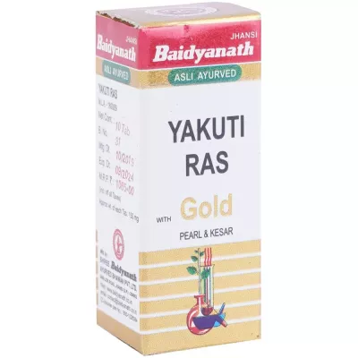 Baidyanath Yakuti Ras (Swarna Moti Kesar Amber Yukta) (10tab)