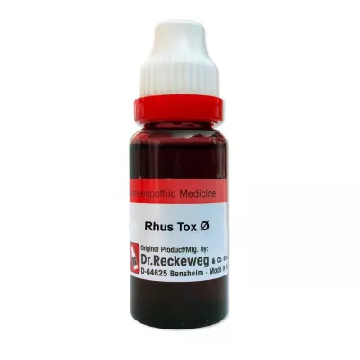 Dr Reckeweg Rhus Toxicodendron 1X (Q) (20ml)
