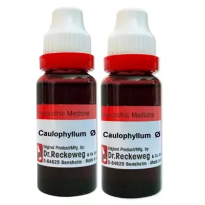 Dr Reckeweg Caulophyllum Thalictroides 1X (Q) (20ml, Pack of 2)