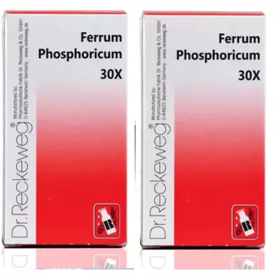 Dr Reckeweg Ferrum Phosphoricum 30X (20g, Pack of 2)