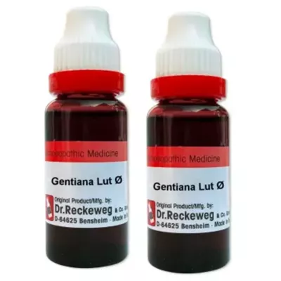 Dr Reckeweg Gentiana Lutea 1X (Q) (20ml, Pack of 2)