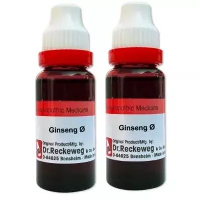 Dr Reckeweg Ginseng 1X (Q) (20ml, Pack of 2)