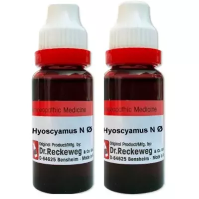 Dr Reckeweg Hyoscyamus Niger 1X (Q) (20ml, Pack of 2)