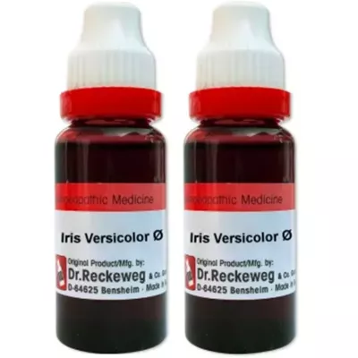 Dr Reckeweg Iris Versicolor 1X (Q) (20ml, Pack of 2)