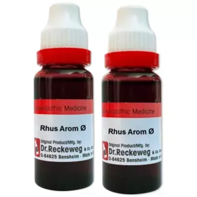 Dr Reckeweg Rhus Aromatica 1X (Q) (20ml, Pack of 2)
