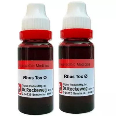 Dr Reckeweg Rhus Toxicodendron 1X (Q) (20ml, Pack of 2)