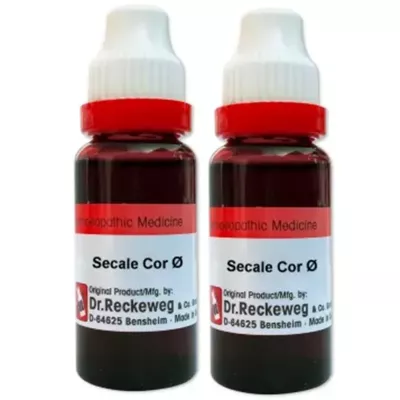 Dr Reckeweg Secale Cornutum 1X (Q) (20ml, Pack of 2)