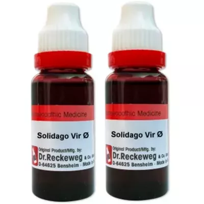 Dr Reckeweg Solidago Virgaurea 1X (Q) (20ml, Pack of 2)