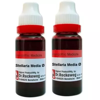 Dr Reckeweg Stellaria Media 1X (Q) (20ml, Pack of 2)