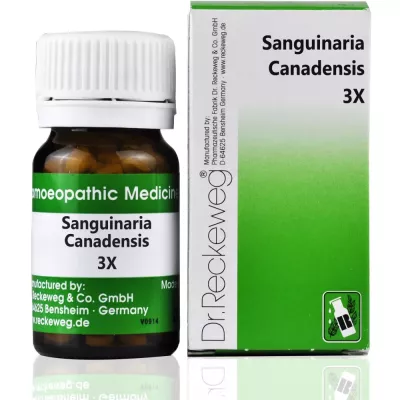 Dr Reckeweg Sanguinaria Canadensis 3X (20g)