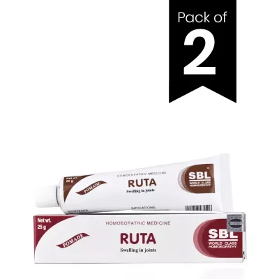 SBL Ruta Ointment (25g, Pack of 2)